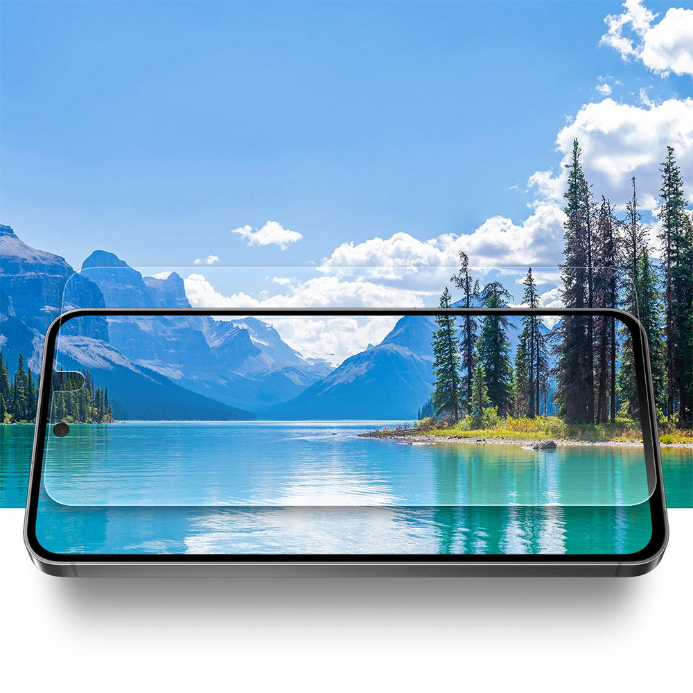 Folia ochronna na ekran Samsung Screen Protector Galaxy S24 FE, przezroczysta, 2 sztuki. 